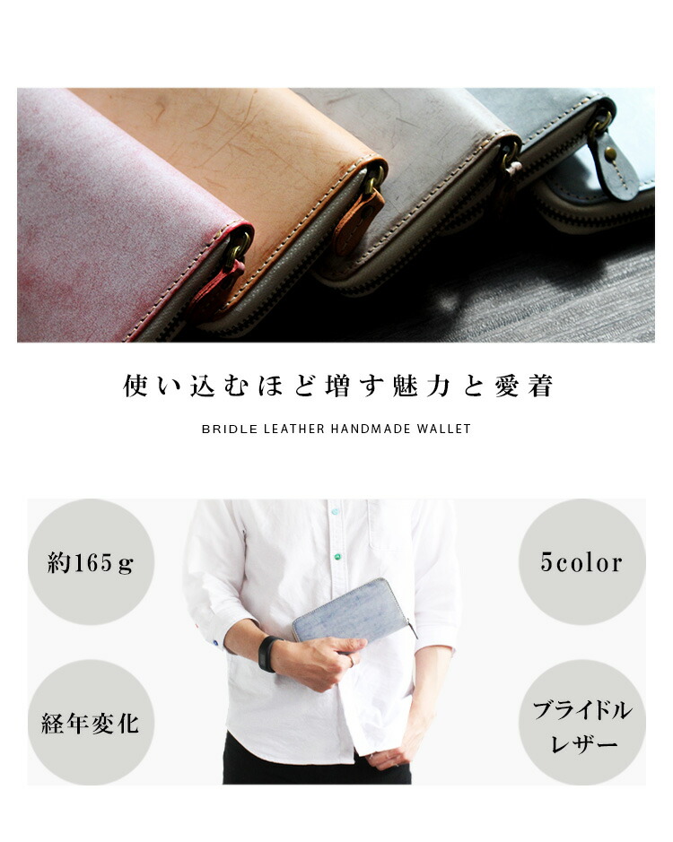 長財布 革財布 ラウンドファスナー メンズ/レディース/ユニ